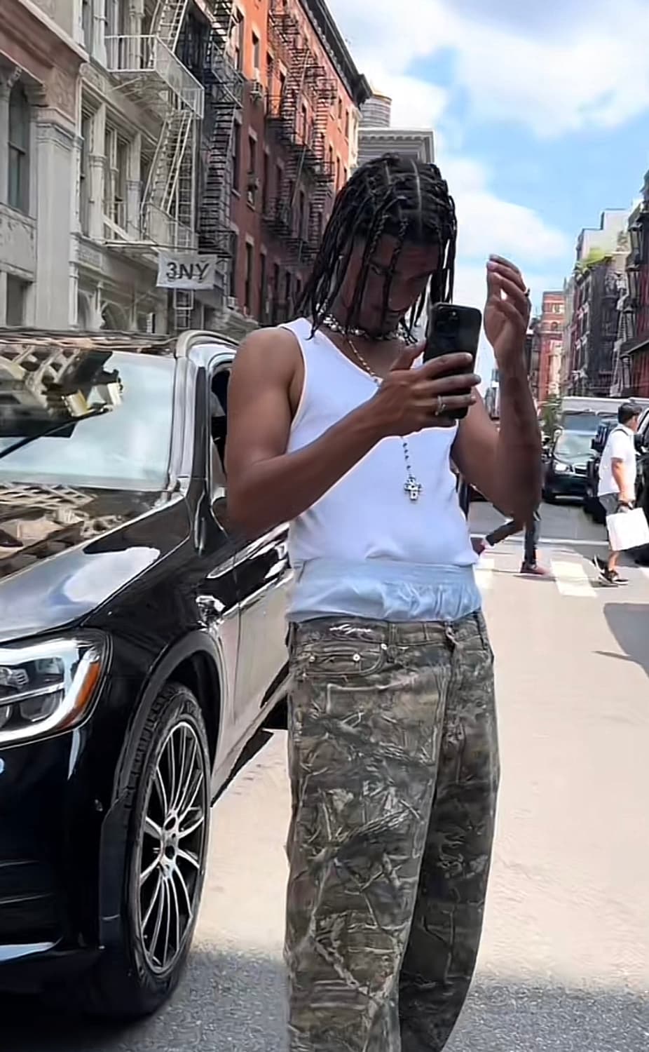 [최종가격] shapesUSA 카모 와이드 레그 데님 / 30 상품이미지4