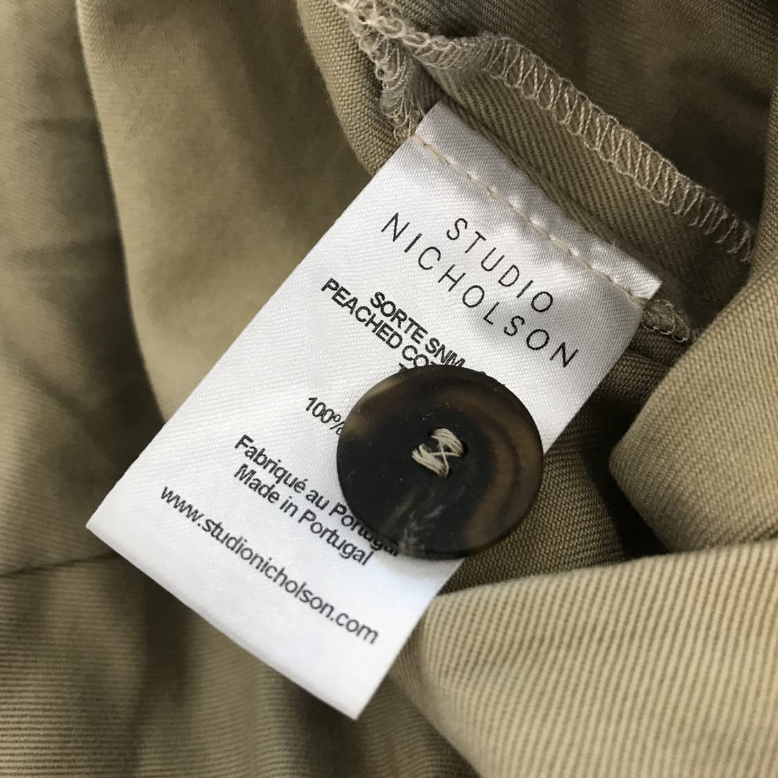 스튜디오니콜슨 소르테 와이드팬츠 [S] 상품이미지5