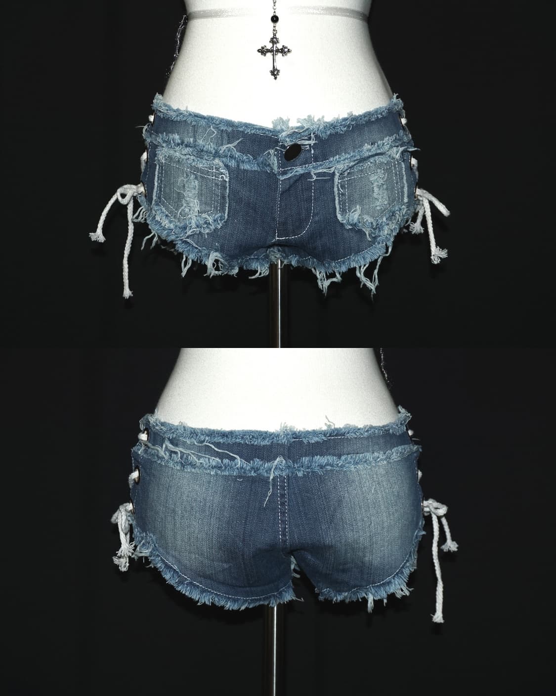 side lace denim  상품이미지4