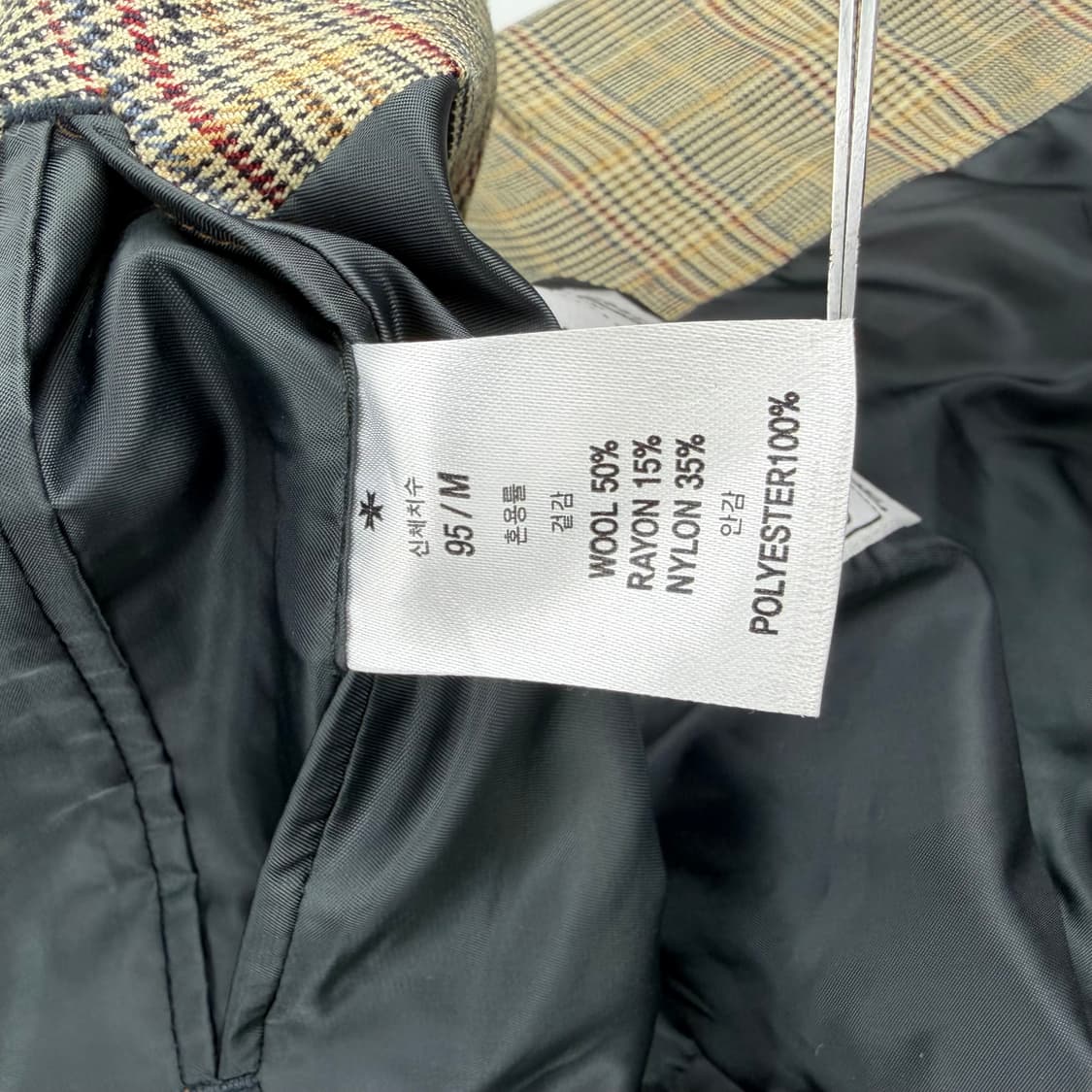 토니웩 울 체크 블레이저 상품이미지6