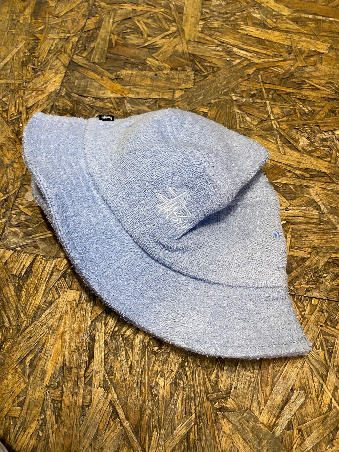 stussy 테리원단 블루컬러 버킷햇 상품이미지1