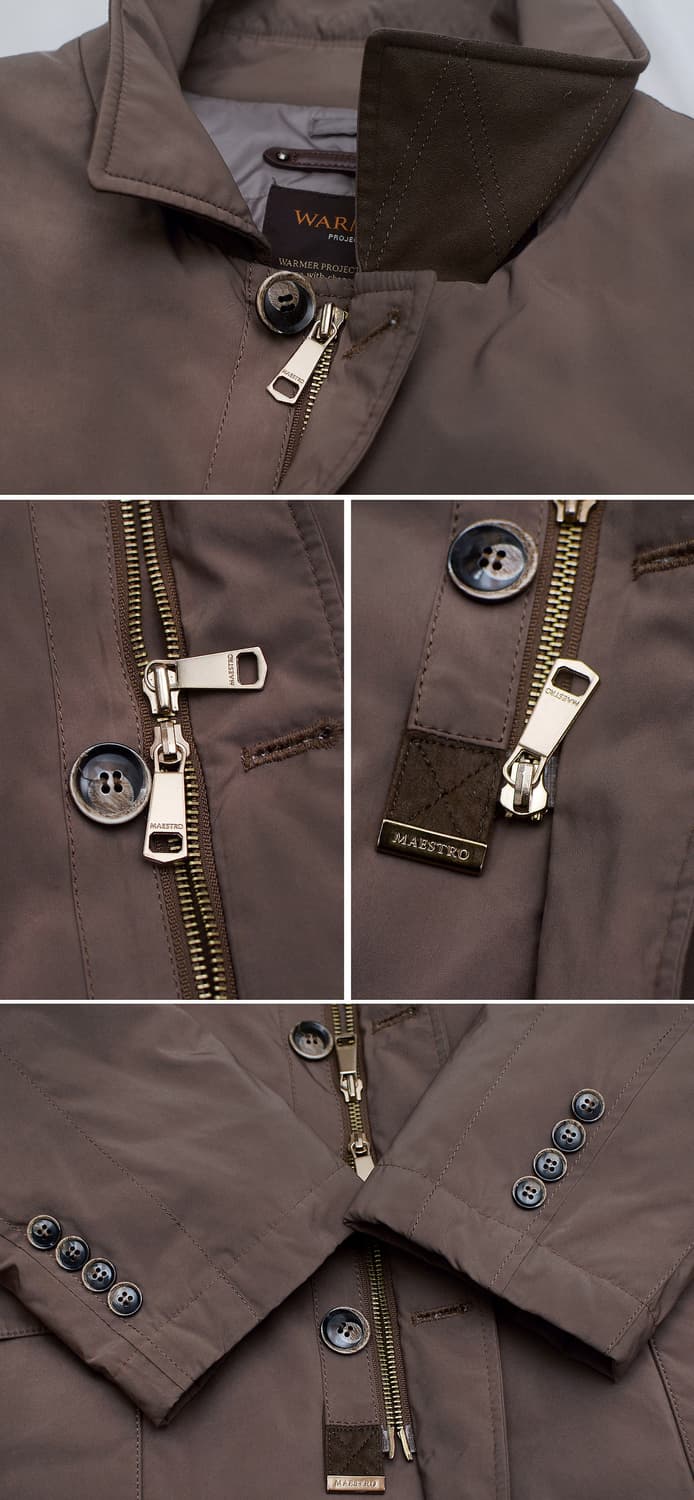 마에스트로 이탈리안 클래식 구스다운 패딩 코트 (105+) 상품이미지9