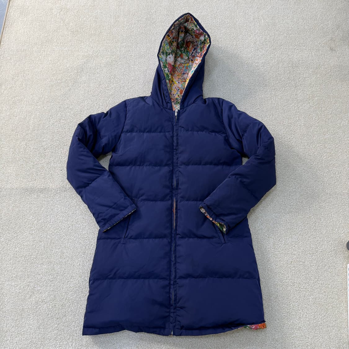 S 오일릴리 덕다운 리버시블 롱패딩 0203T 상품이미지5