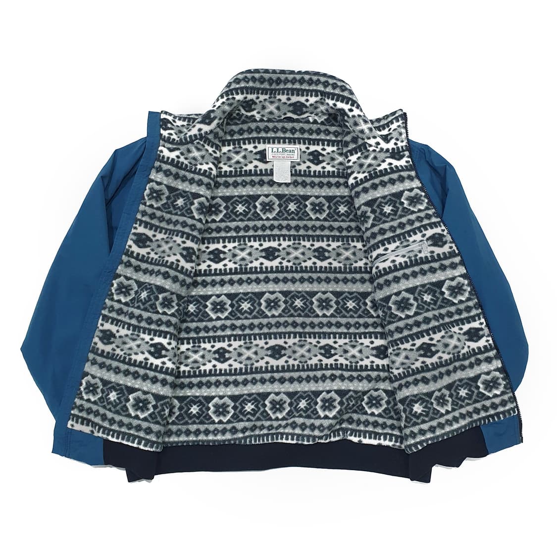 엘엘빈 빈티지 웜업 자켓 90s L (105) 아즈텍 봄버 상품이미지3