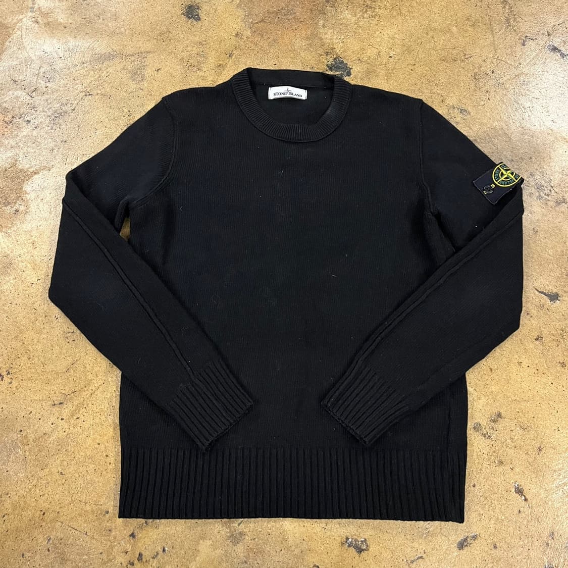 [정품/M] 스톤아일랜드 블랙 니트 b15 상품이미지2