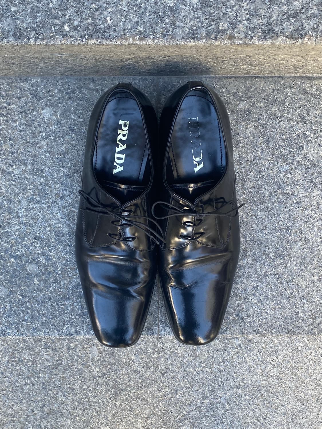 Prada square toe derby 상품이미지5