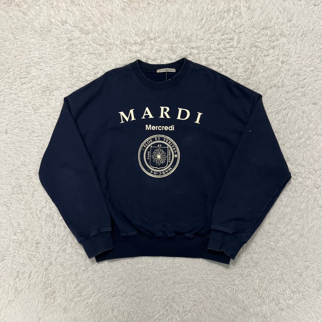 Mardi Mercredi navy sweatshirt 상품이미지4