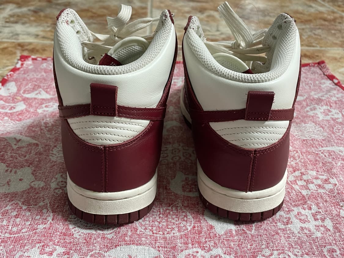 급처)W)나이키 덩크 하이 팀 레드 230 상품이미지4