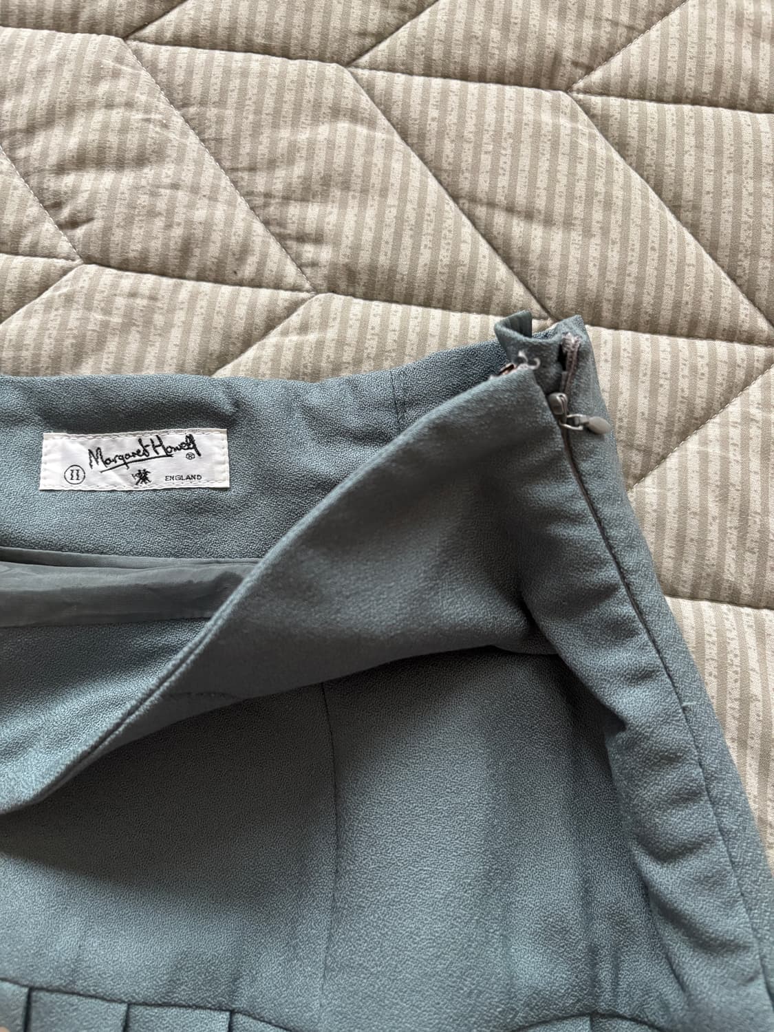 청록 플리츠 스커트 상품이미지4