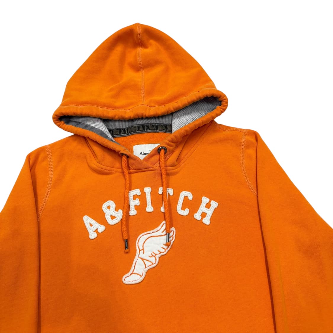 아베크롬비 빈티지 Y2K 날개 스웻 기모 후드티 오렌지 L 상품이미지2
