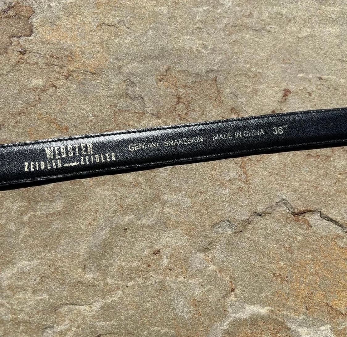 90s Genuine Snake Skin Belt 상품이미지3