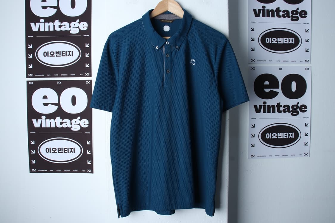 (2XL-3XL) 루이까스텔 반팔 카라 티셔츠 골프 기능성-H32606 상품이미지2