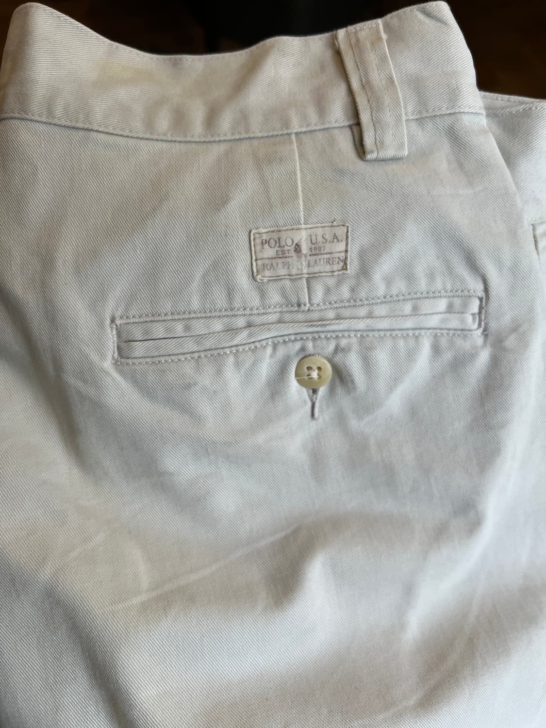 [32]폴로 랄프로렌 PHILIP PANT 아이보리 오피서 치노 팬츠 상품이미지6
