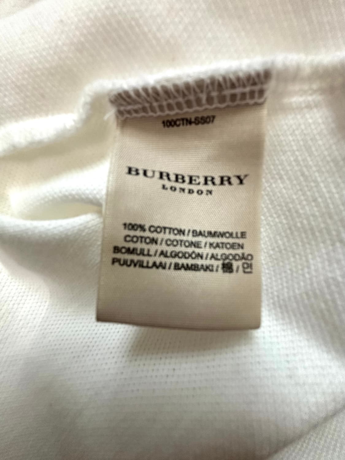 BURBERRY LONDON 노바체크 칼라 피케 반팔셔츠 상품이미지7