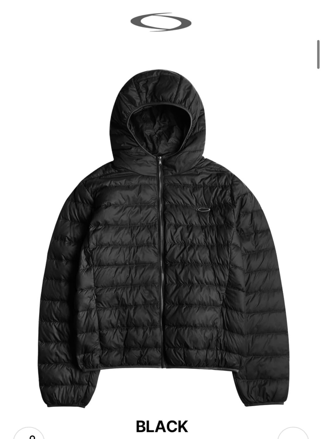 노이아고 경량패딩 블랙 상품이미지3