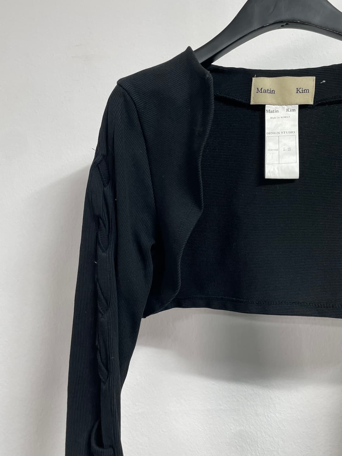 마뗑킴 코튼 볼레로 가디건 (on.149)   상품이미지4