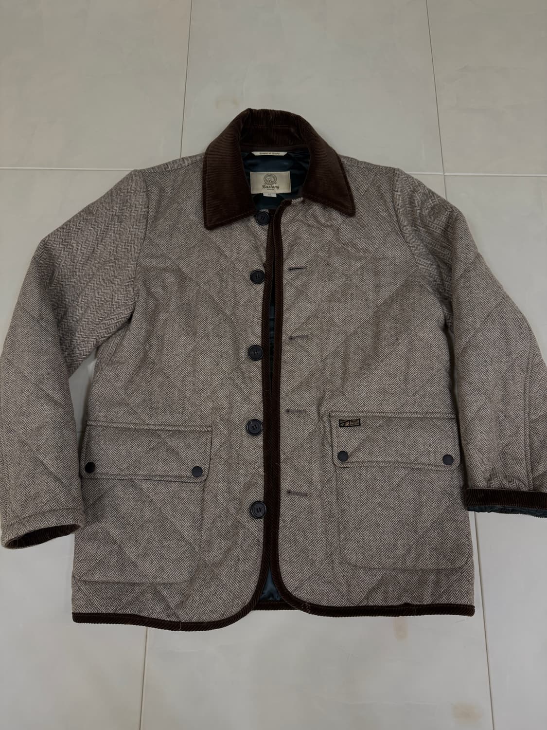 바스통 108W 베이지 헤링본 M(100-105) 상품이미지4