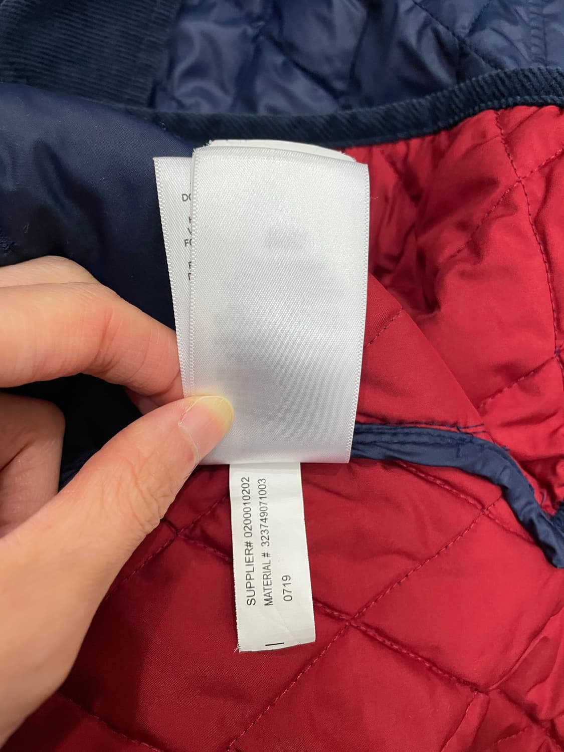 폴로 랄프로렌 퀼팅 자켓 네이비  상품이미지9