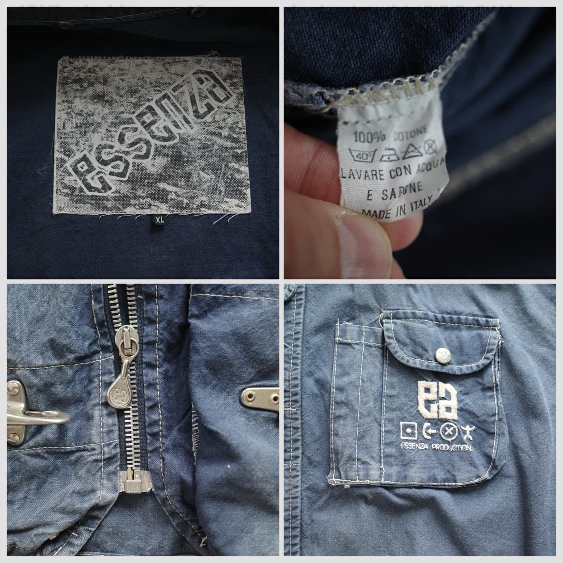 90s ESSENZA 이태리 생산 빈티지 파이어맨 자켓 (105) 상품이미지5