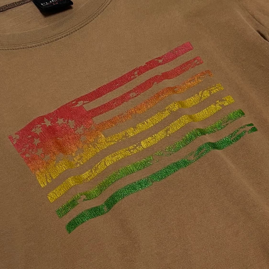 푸부(FUBU) 더 컬렉션 빈티지 라스타 플래그 티셔츠 상품이미지2