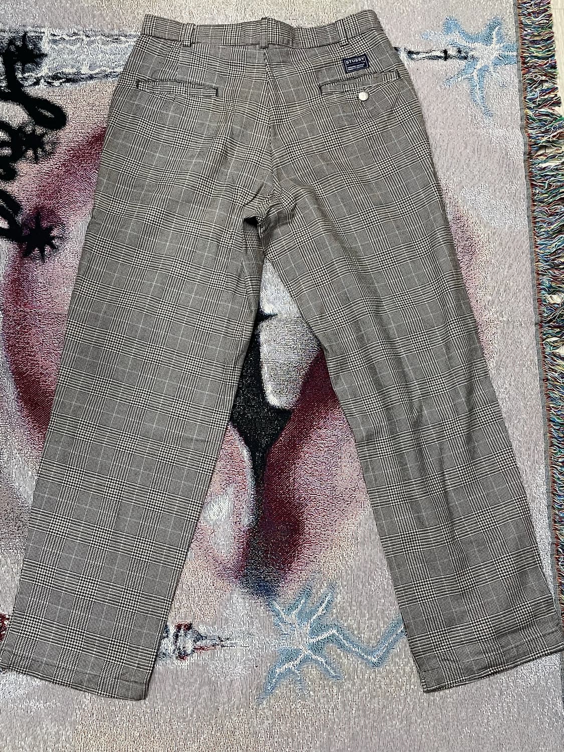 90s 스투시 하운드투스 패턴 팬츠  상품이미지4