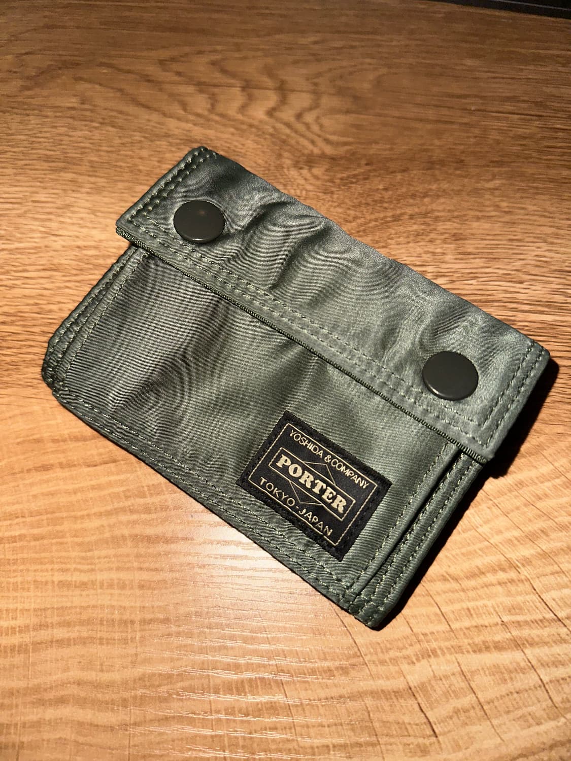 포터 탱커 포켓 월렛 M 세이지 그린 상품이미지1