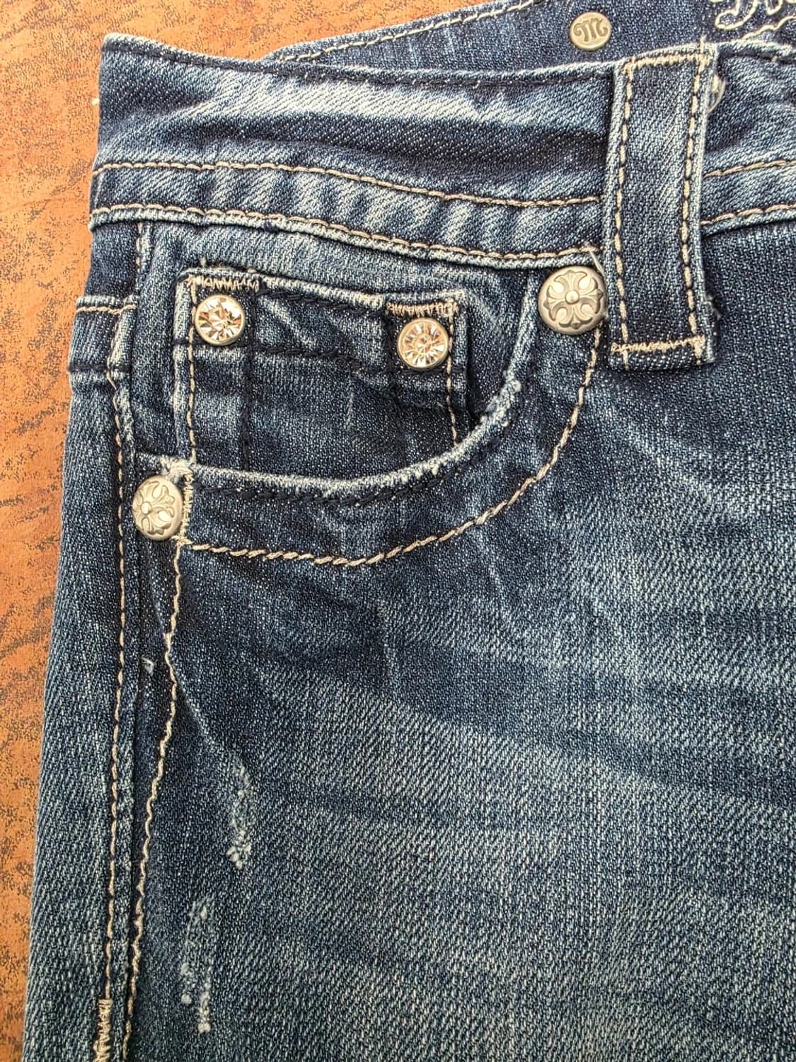 MISS ME 미스미 로루라이즈 부츠컷 데님 팬츠 25 상품이미지9