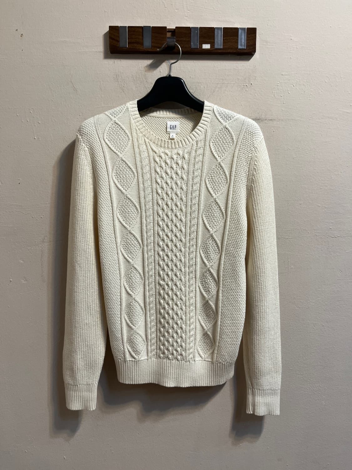 갭 아이보리 케이블 니트 (344) 상품이미지1