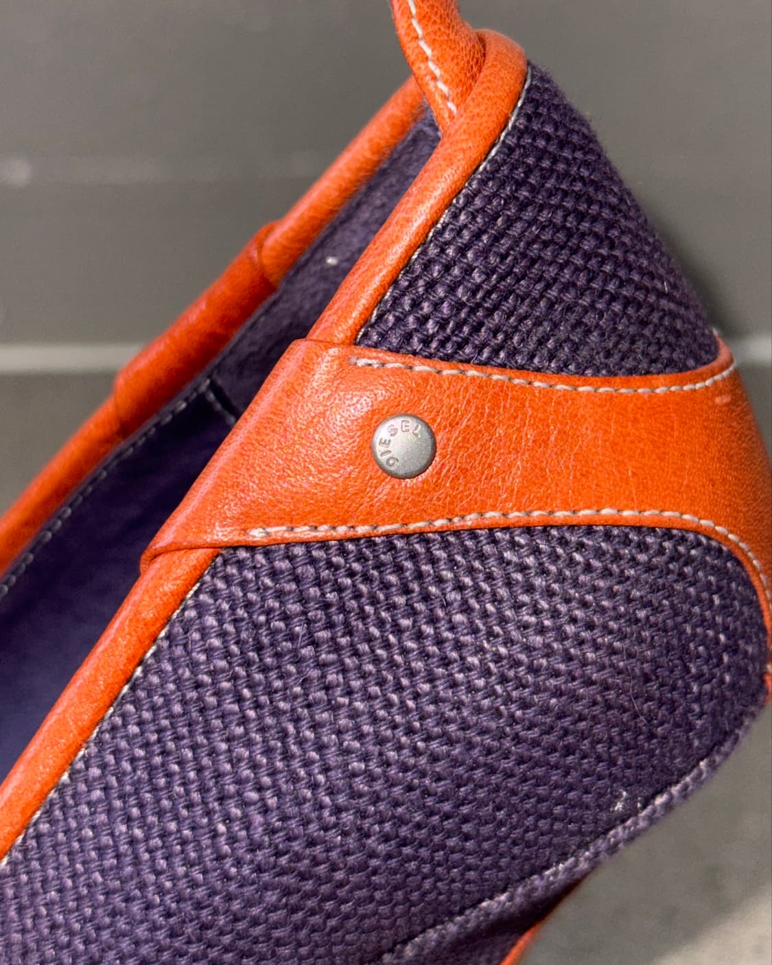 DIESEL purple orange edge pumps heels 상품이미지8