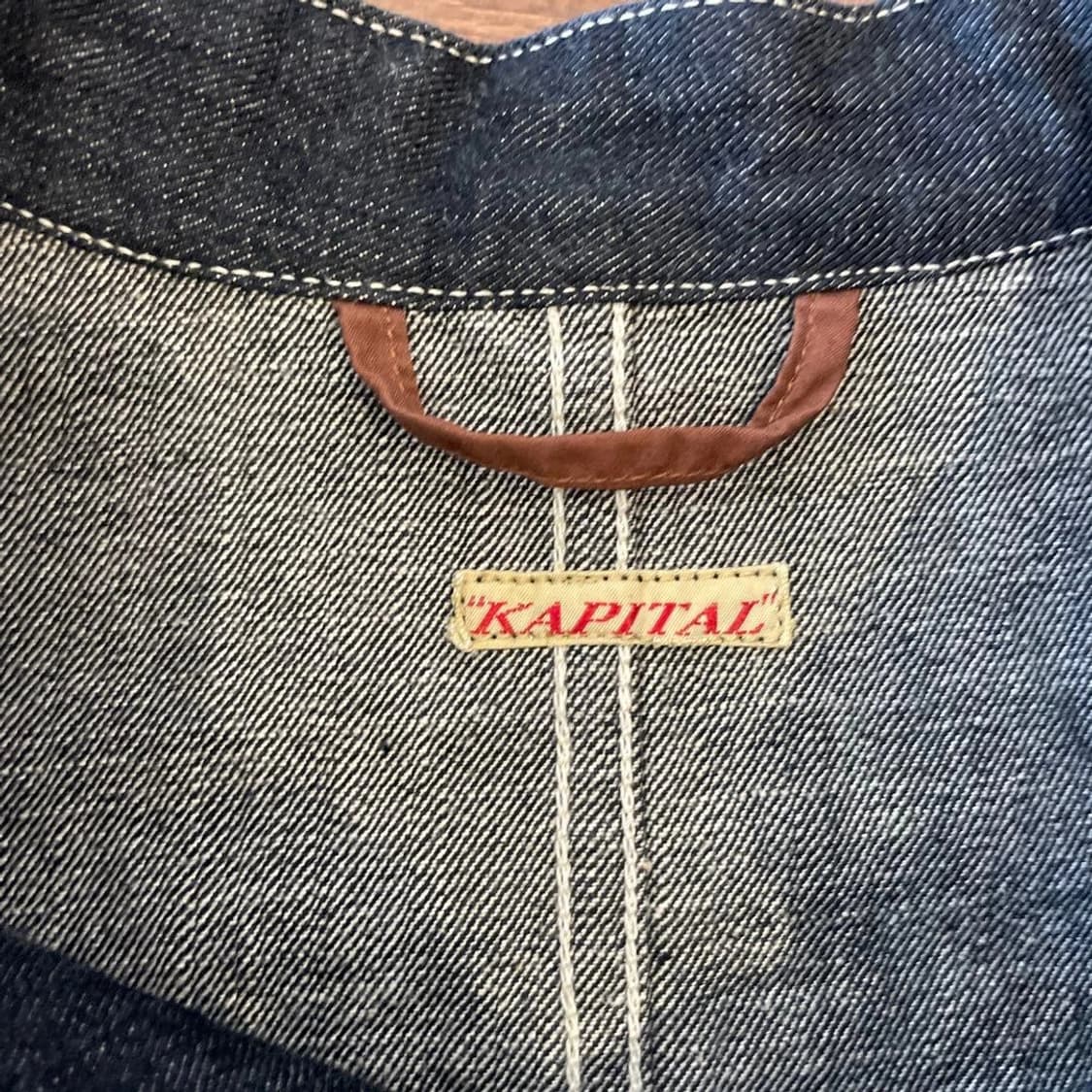  캐피탈 데님 더블 브레스티드 자켓 상품이미지2