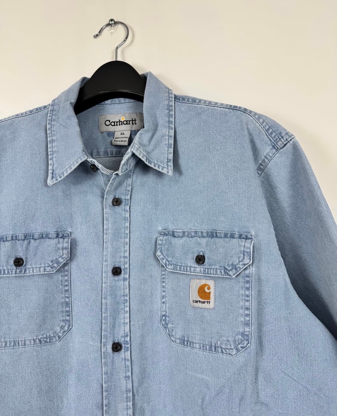 칼하트 데님 청남방 셔츠 상품이미지1