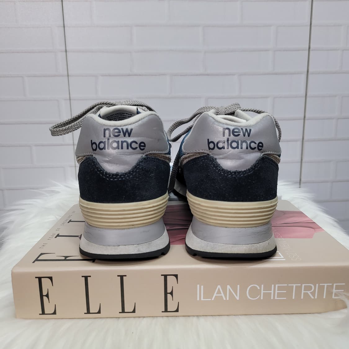 뉴발란스 574 클래식 다크 네이비 스니커즈 운동화 신발 270사이즈 상품이미지7