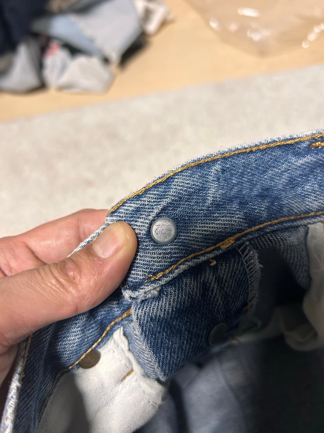 90s미제리바이스501 중청워싱31/36 상품이미지4