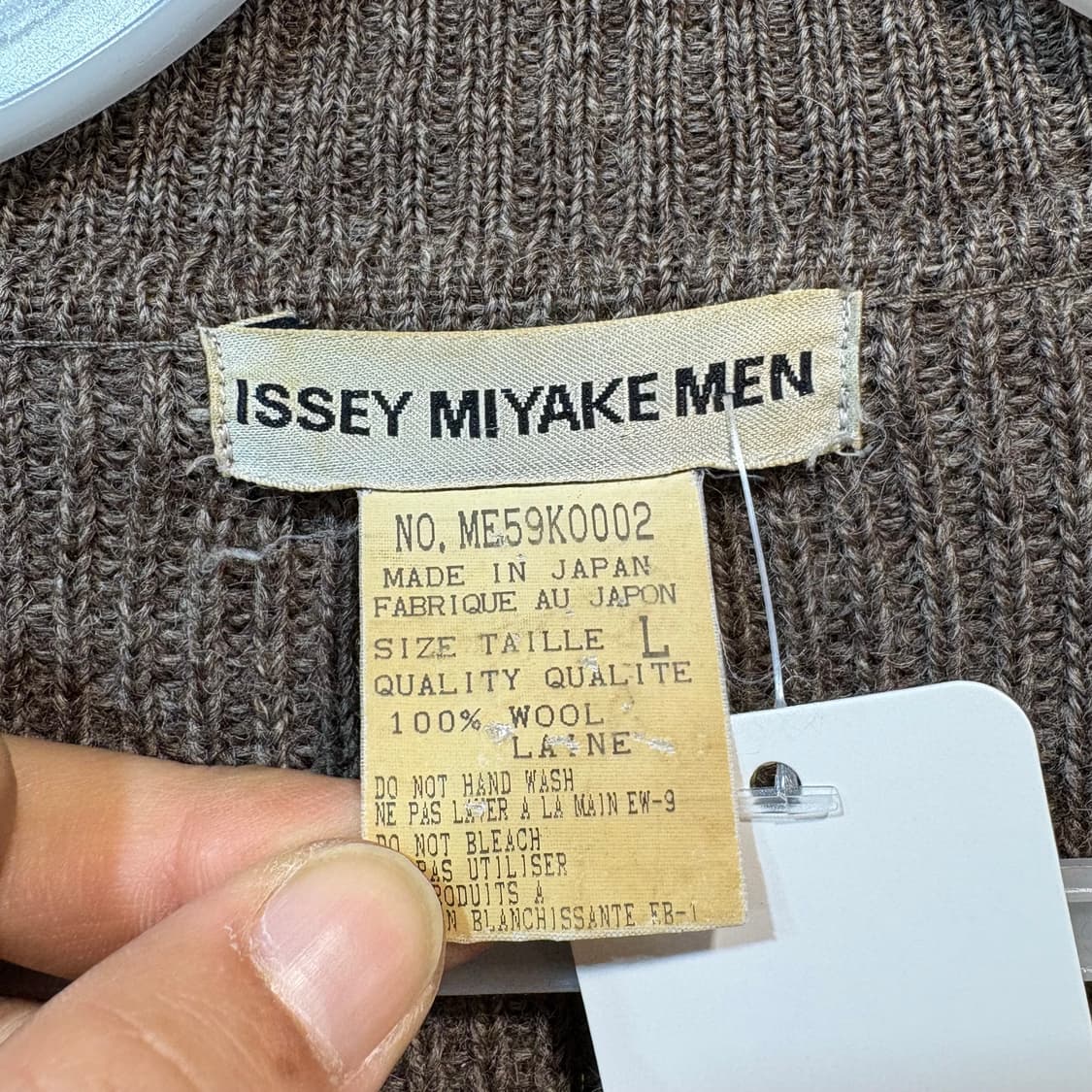 [L] ISSEY MIYAKE 이세이 미야케 90‘s 스웨터 상품이미지7