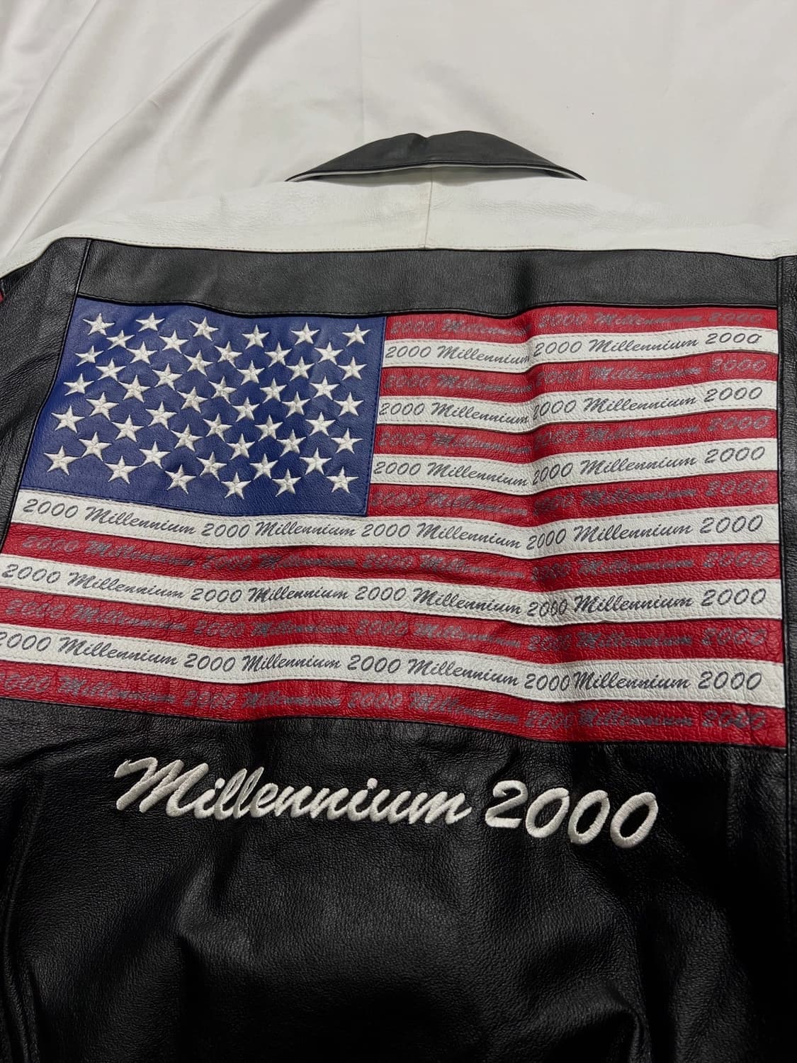 마이클호번 밀레니엄 성조기 가죽자켓 상품이미지9
