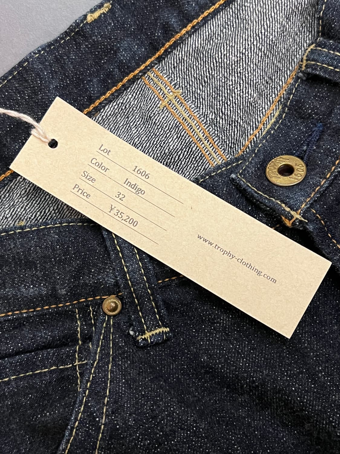 트로피클로딩 1606W 더블니 데님팬츠 32사이즈 팝니다. 상품이미지4
