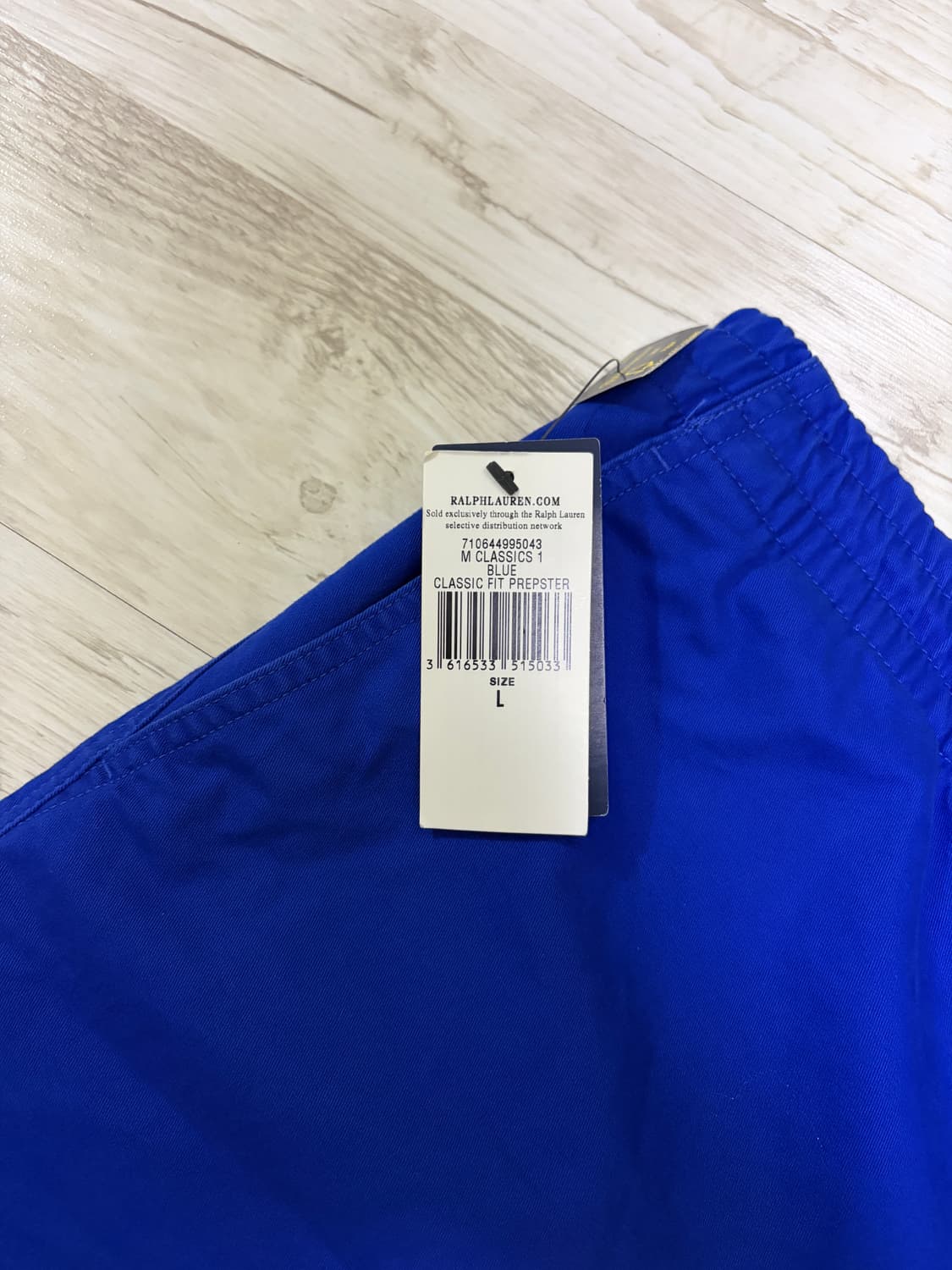 [L] 폴로 랄프로렌 프렙스터 반바지 블루/레드 새상품 상품이미지2