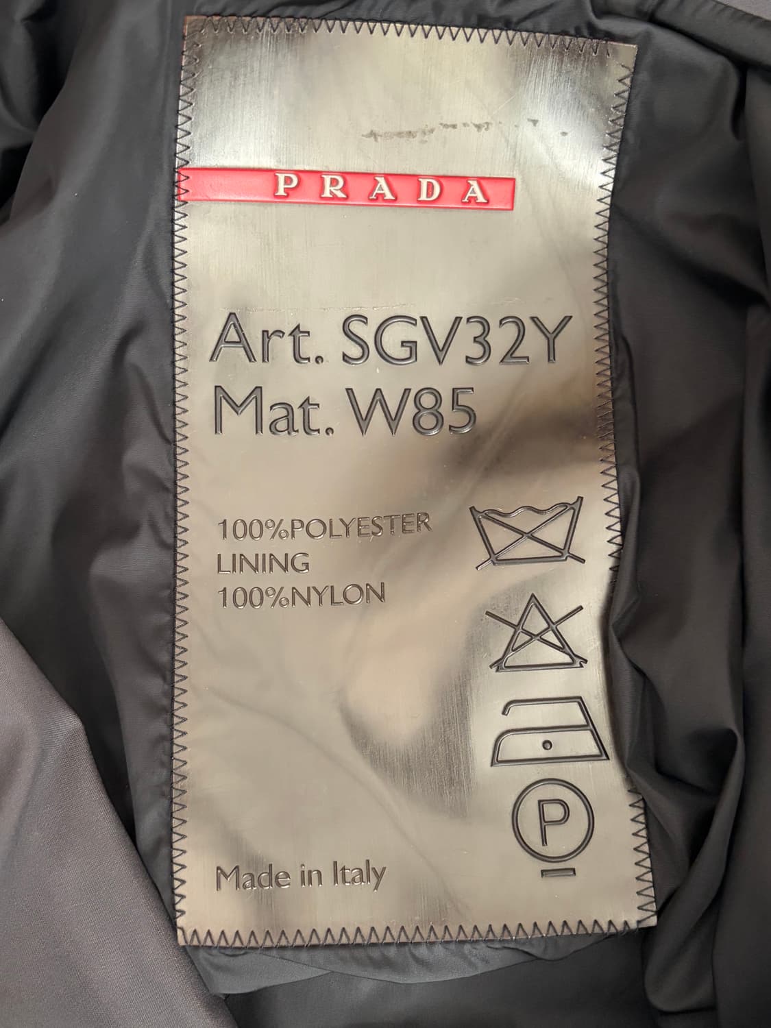 프라다 스포츠 반집업 자켓 상품이미지3