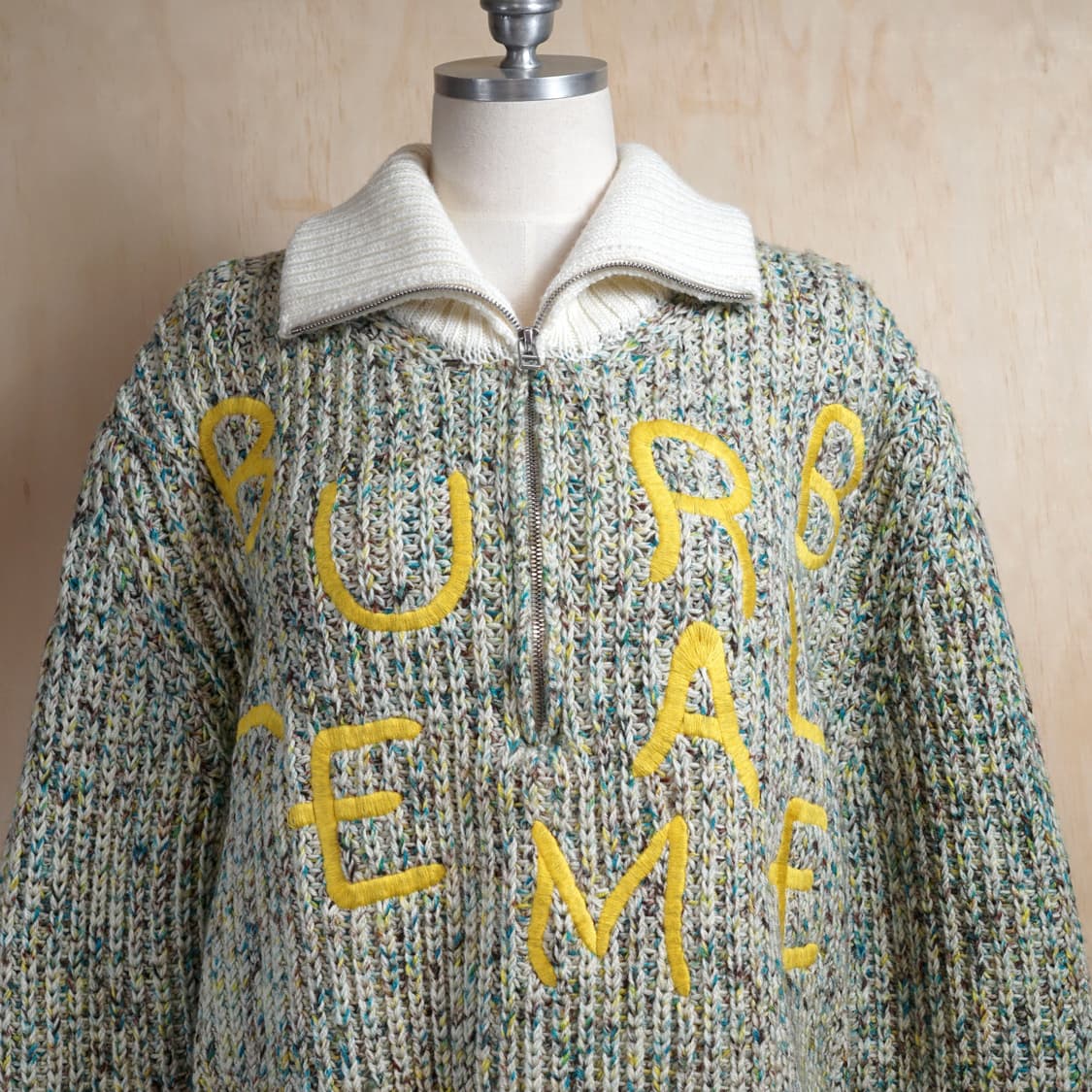 블루마블 23FW 로고 울 스웻 상품이미지3