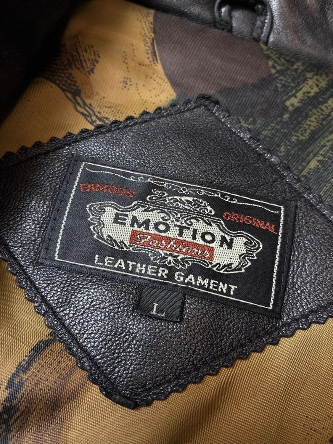 EMOTIONS 이모션 90's 양가죽 레더 봄버 자켓 PN8332 상품이미지7