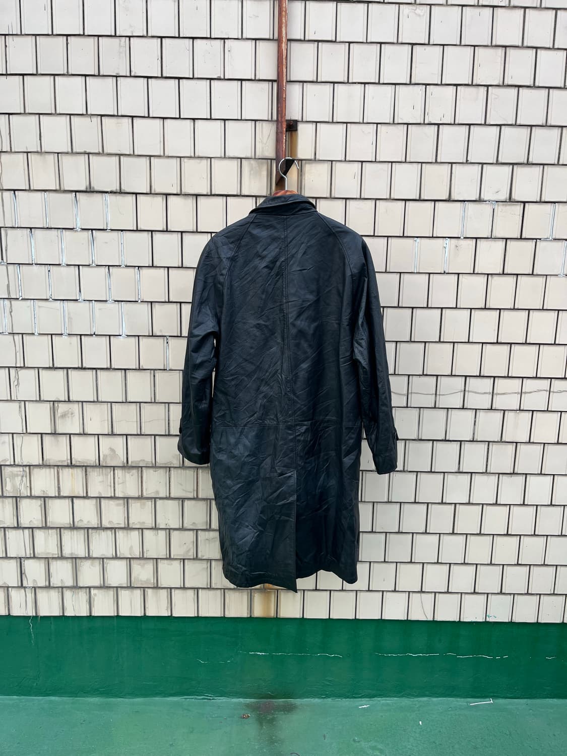 Vintage 소가죽 발마칸 코트 상품이미지4