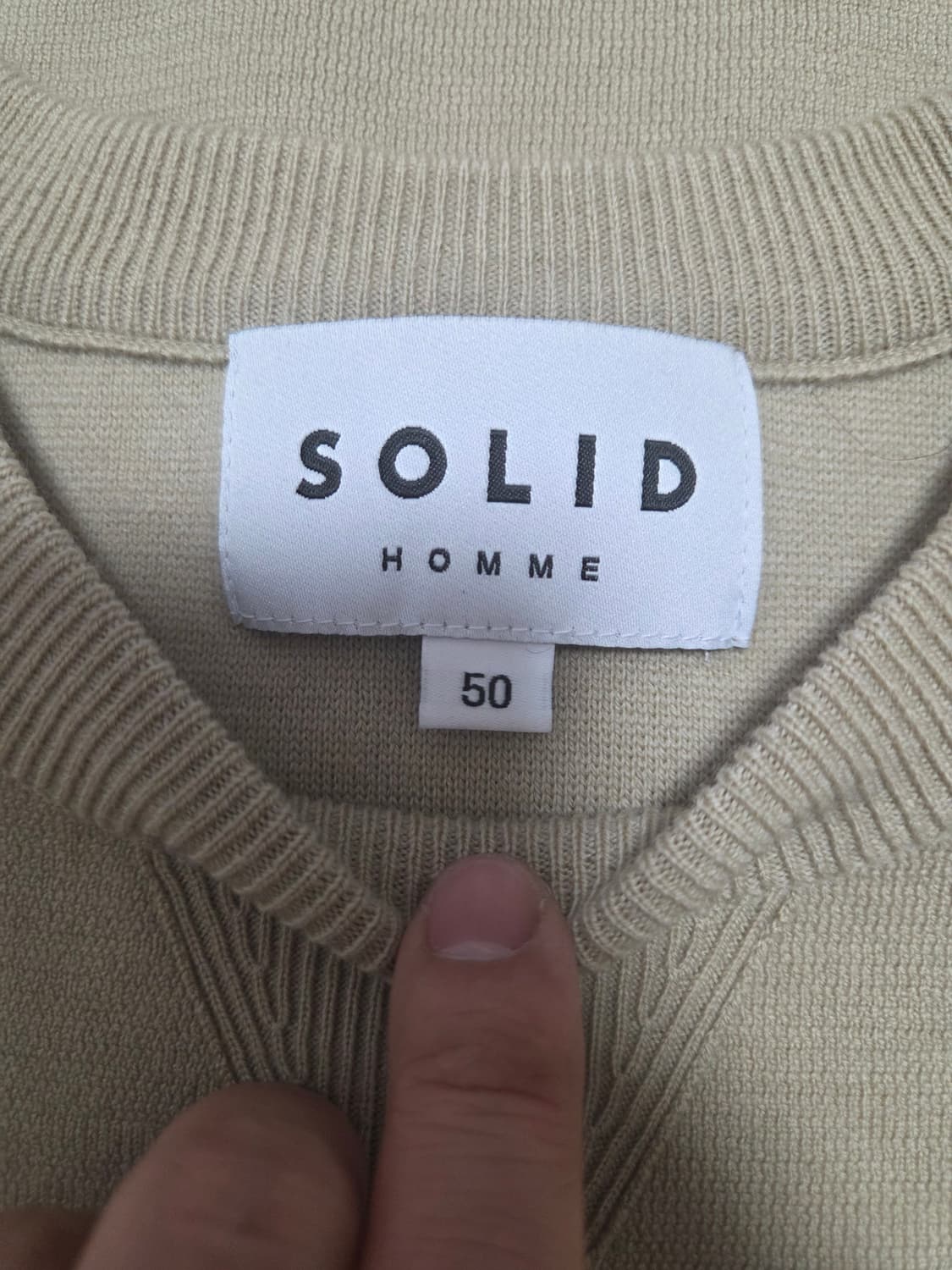 솔리드옴므 니트 맨투맨 상품이미지5