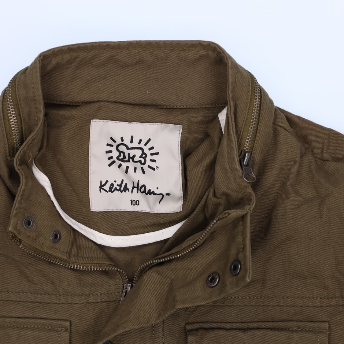 100 키스해링 야상 사파리 자켓 0206M 상품이미지3