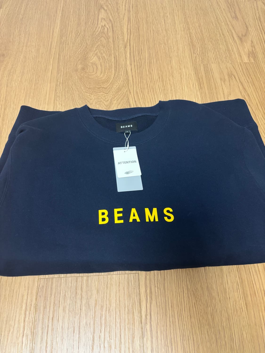 빔즈 네이비 맨투맨 새상품 상품이미지1