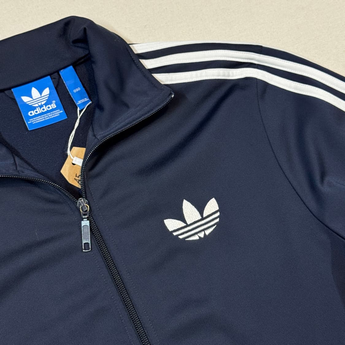 90) 아디다스 파이어버드 삼선 져지 트랙탑 집업 네이비 A5 상품이미지4