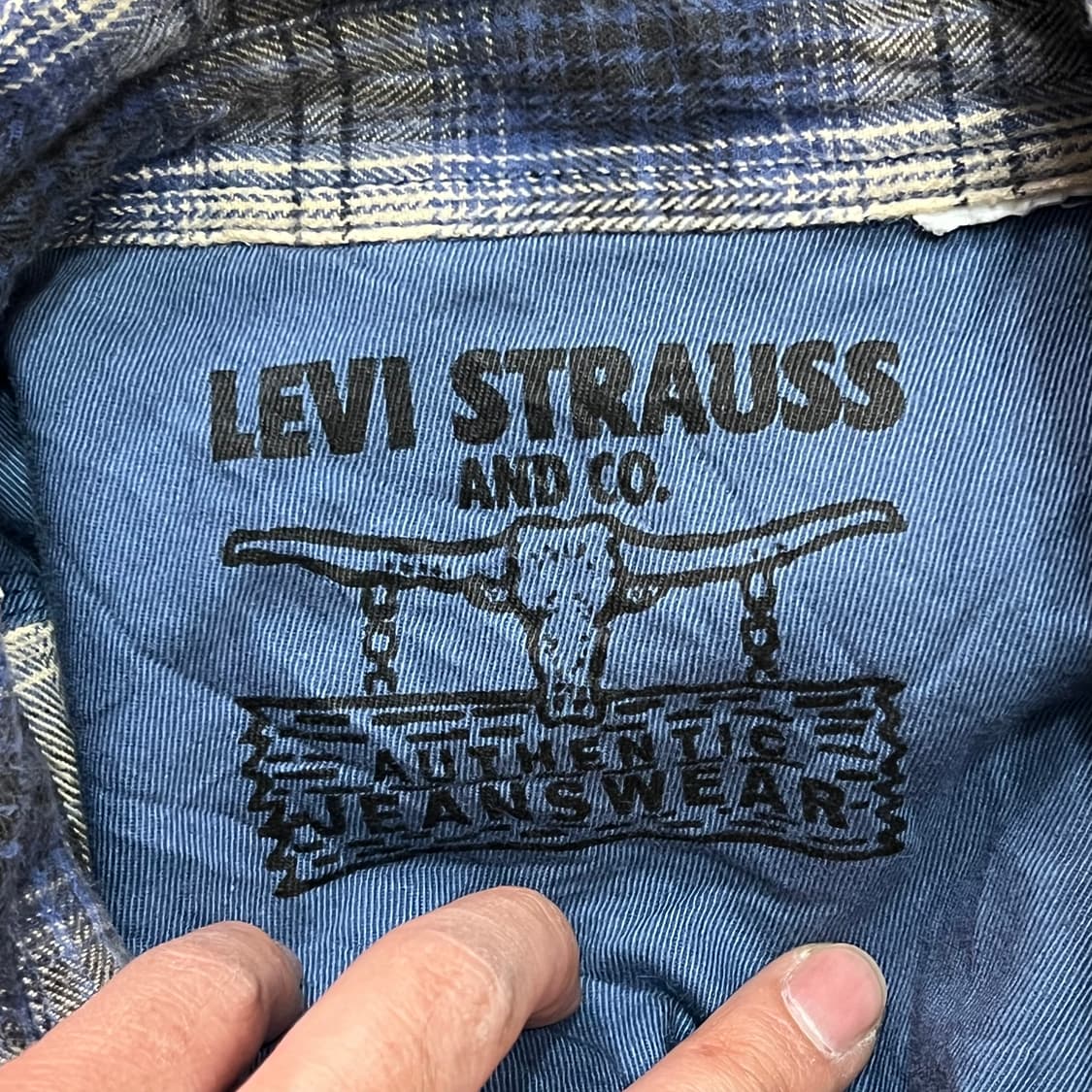  리바이스 체크 웨스턴 셔츠 y14509 상품이미지5