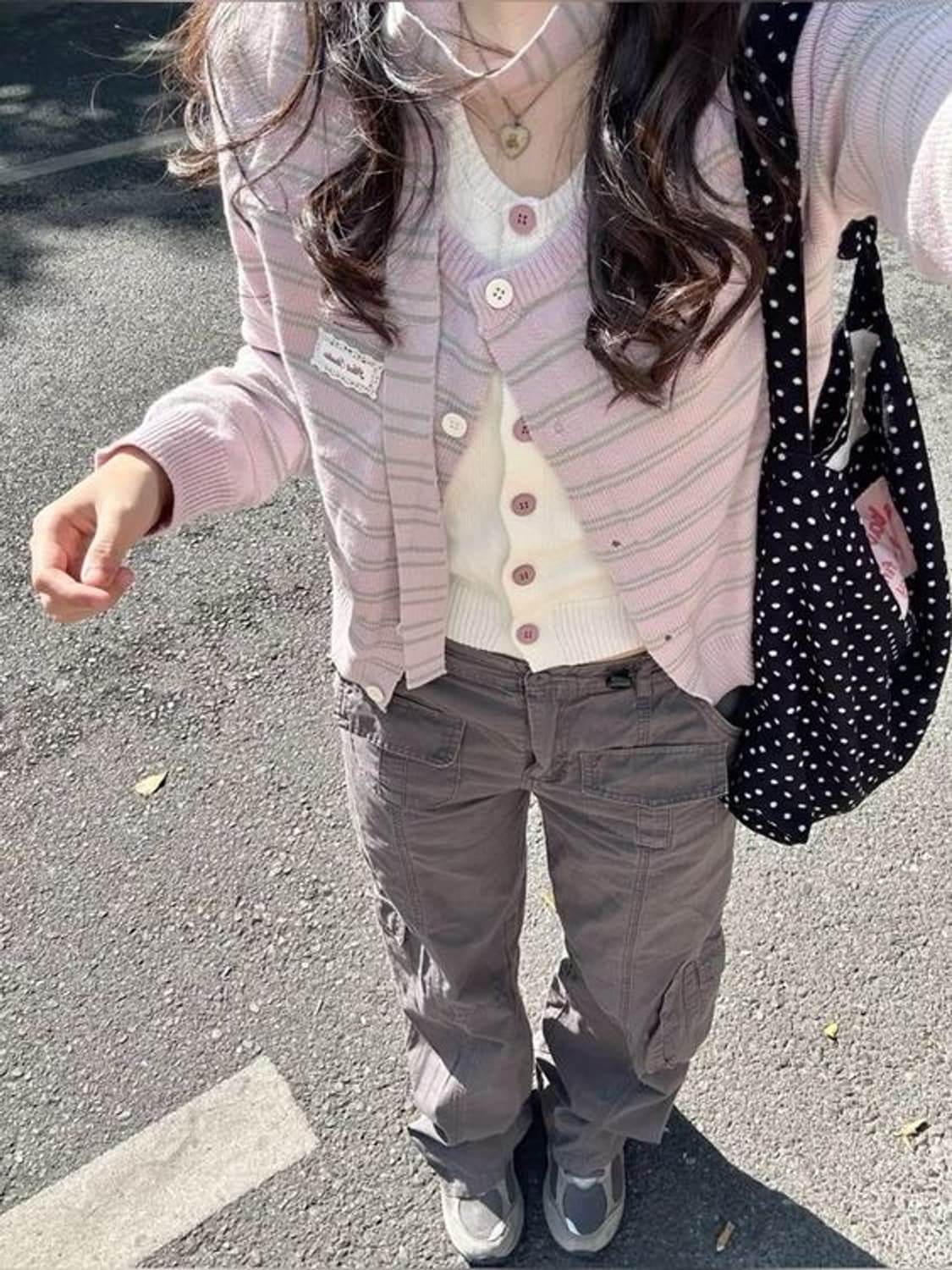 후기O 겨울 데일리룩 옷 랜박 랜덤박스 시즈니룩 빈티지 갸루 팬츠 니트 상품이미지6