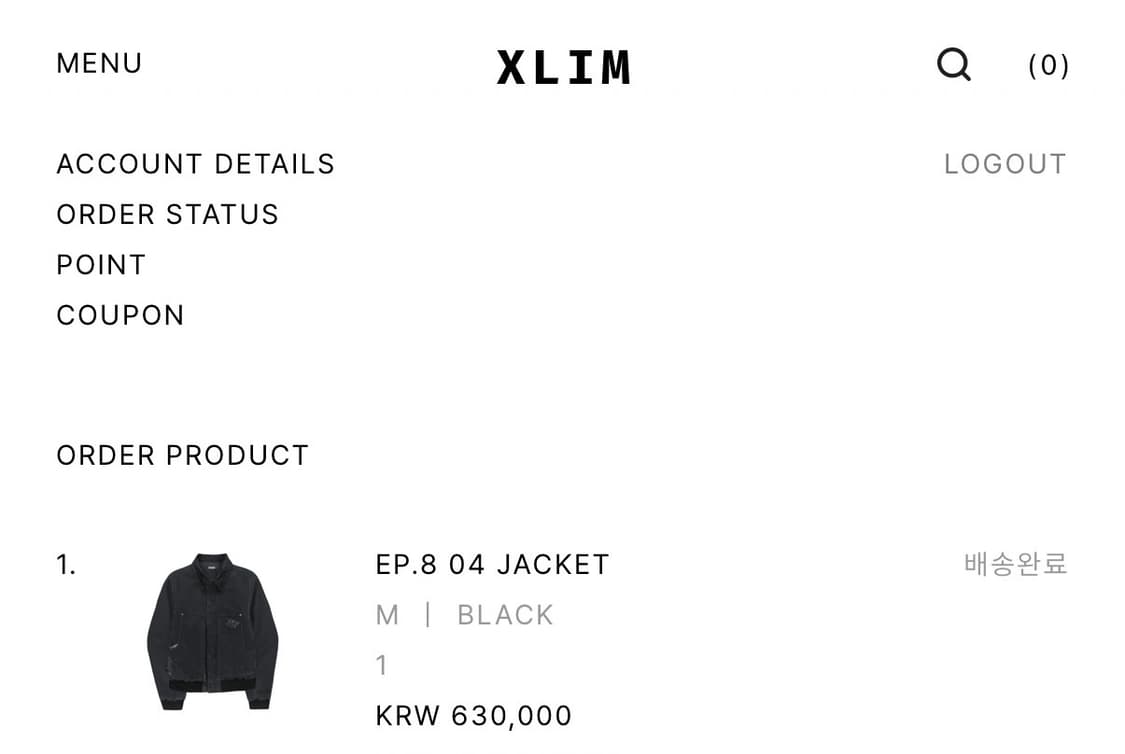 XLIM EP 8 04 JACKET 자켓 상품이미지2