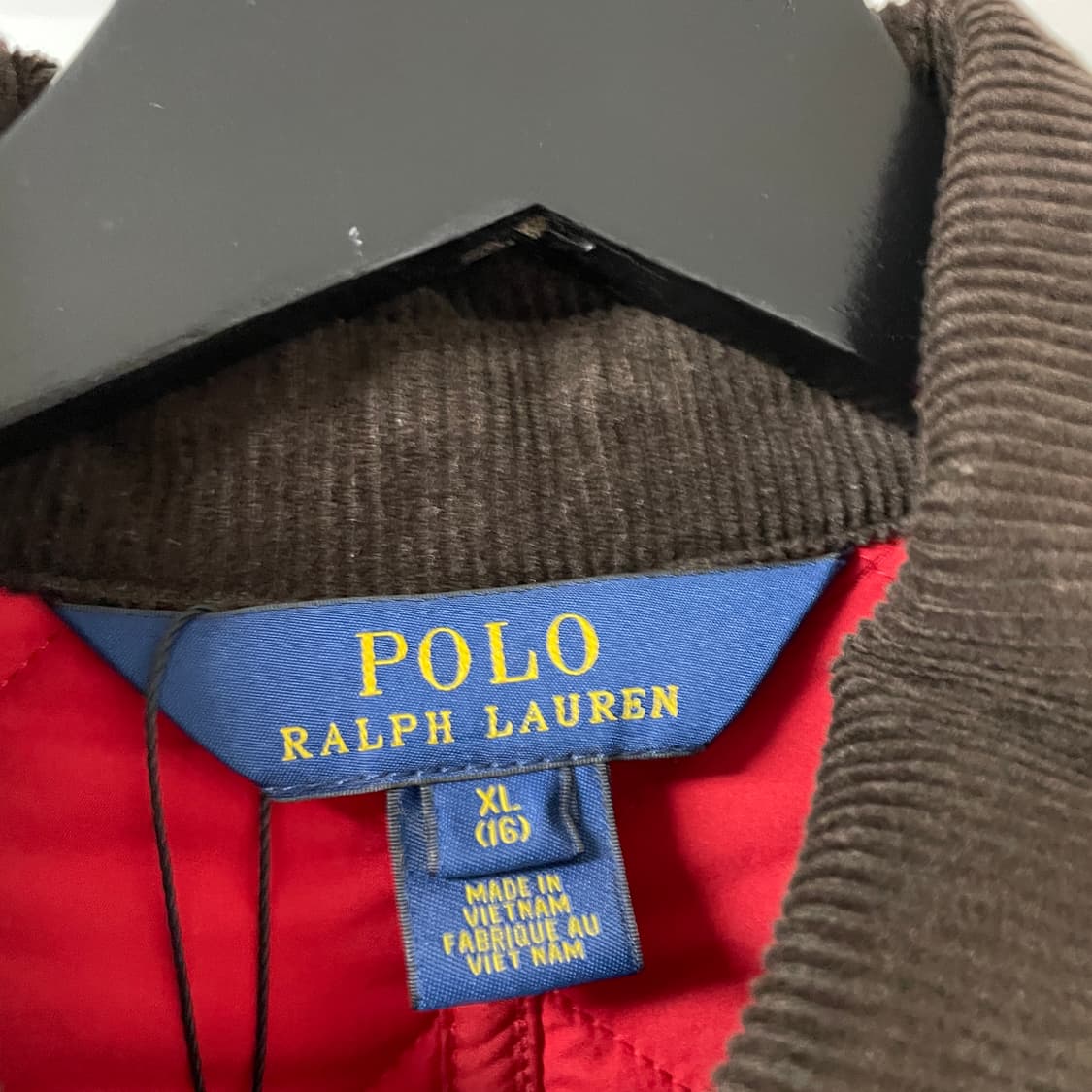 폴로 랄프로렌 레드 롱 퀄팅 자켓 XL16(W) 상품이미지5