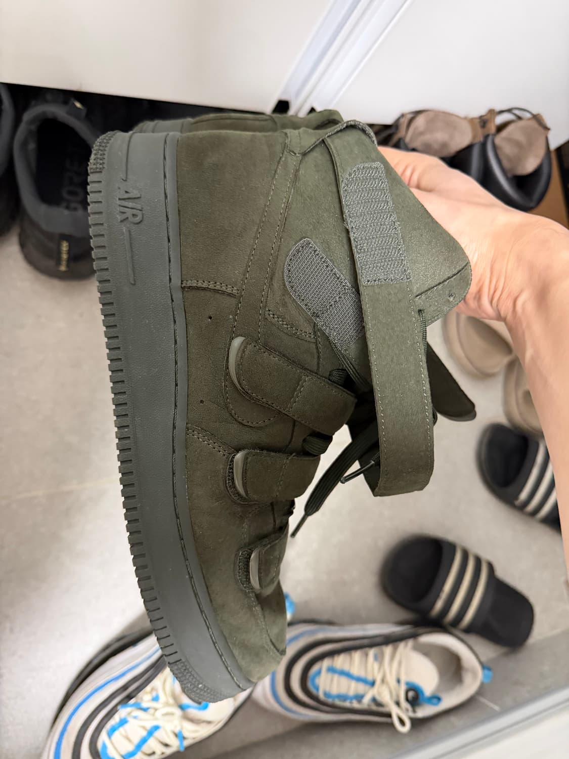 나이키 x 빌리 아일리시 에어포스 1 하이 '07 SP 세쿼이아 상품이미지6